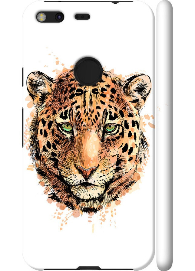 3D пластиковий матовий чохол 'Леопард v2' для Endorphone Google Pixel XL (258092210)