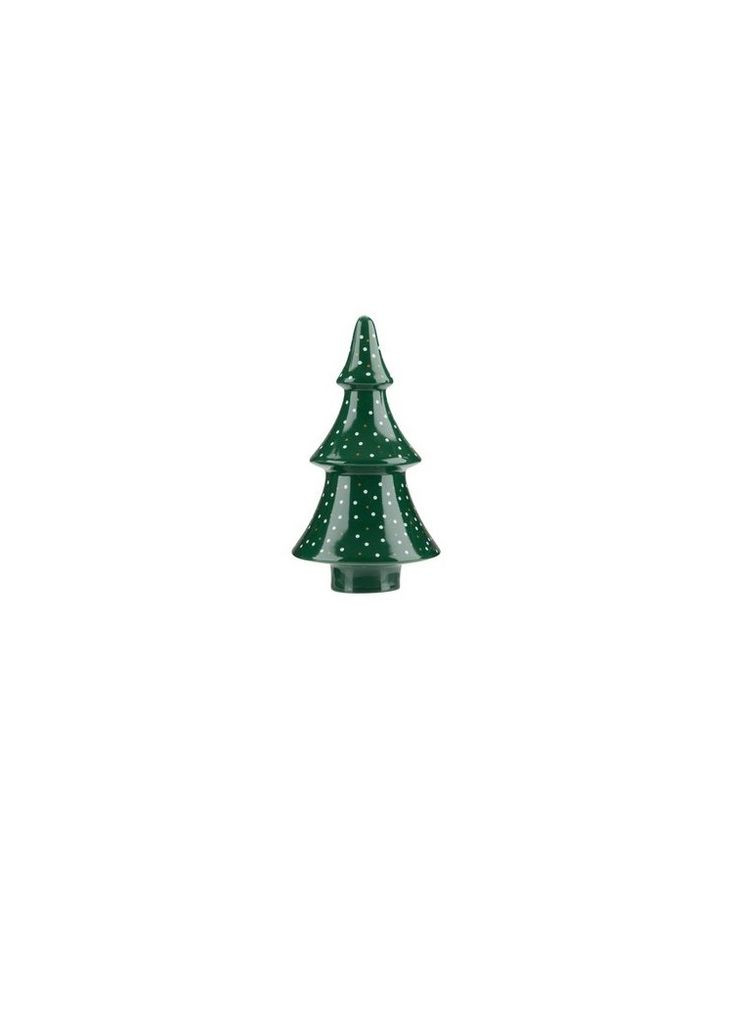 Новогодняя статуэтка елки зеленая 17 см доломит No Brand (266702572)