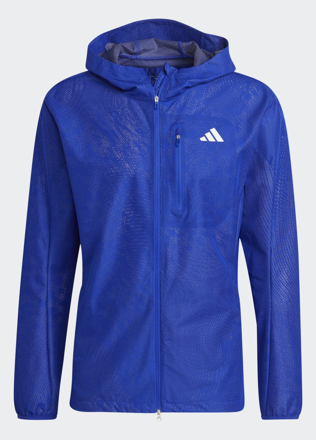 Синяя демисезонная куртка adizero engineered membrane adidas