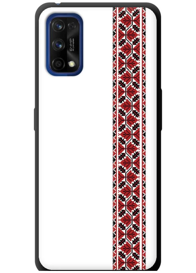 TPU чорний чохол 'Вишиванка 2' для Endorphone Realme 7 Pro (269359972)