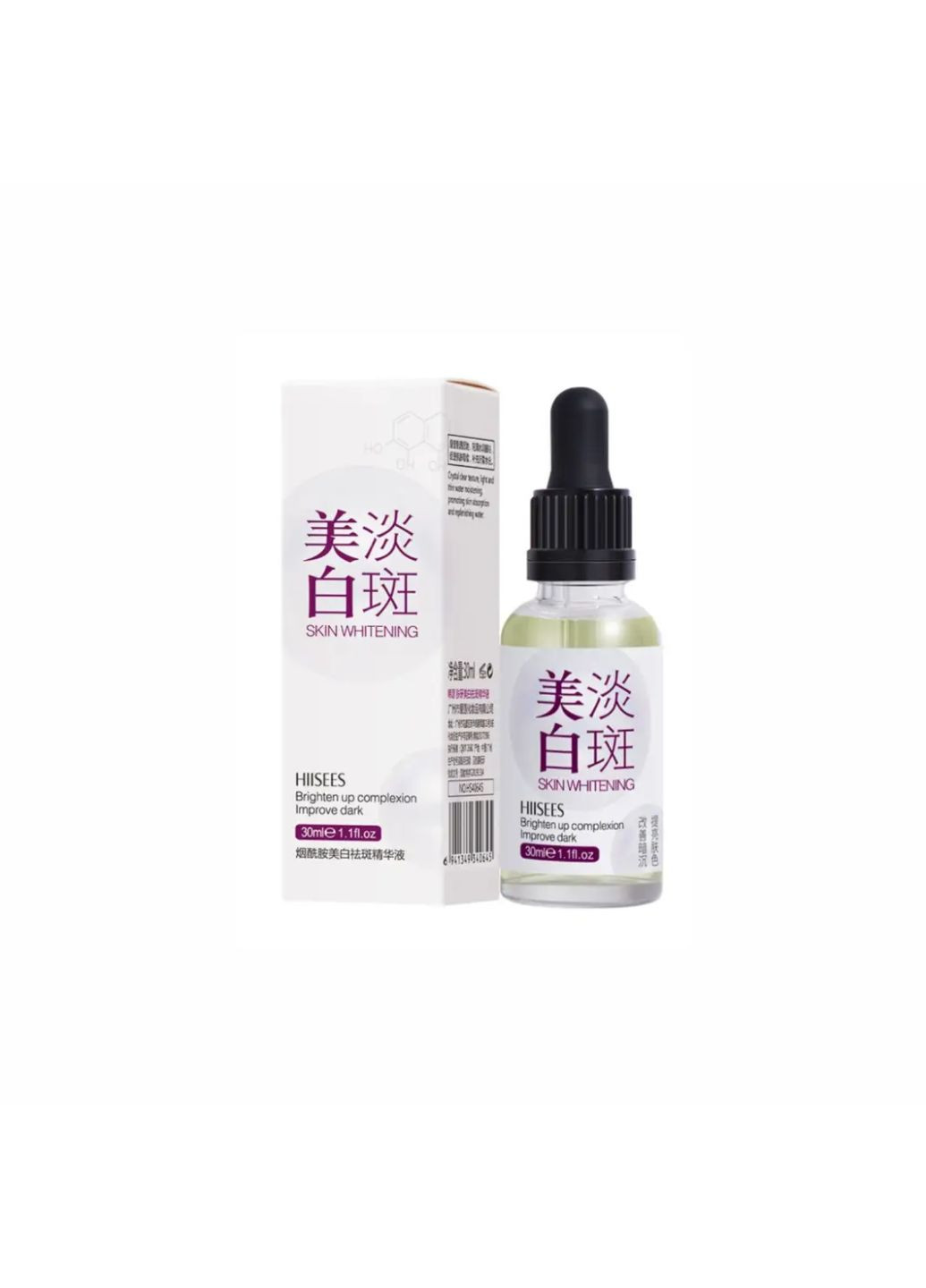 Сыворотка для лица с экстрактом никотинамида Skin Whitening Essence, 30 ml HIISEES (277364973)