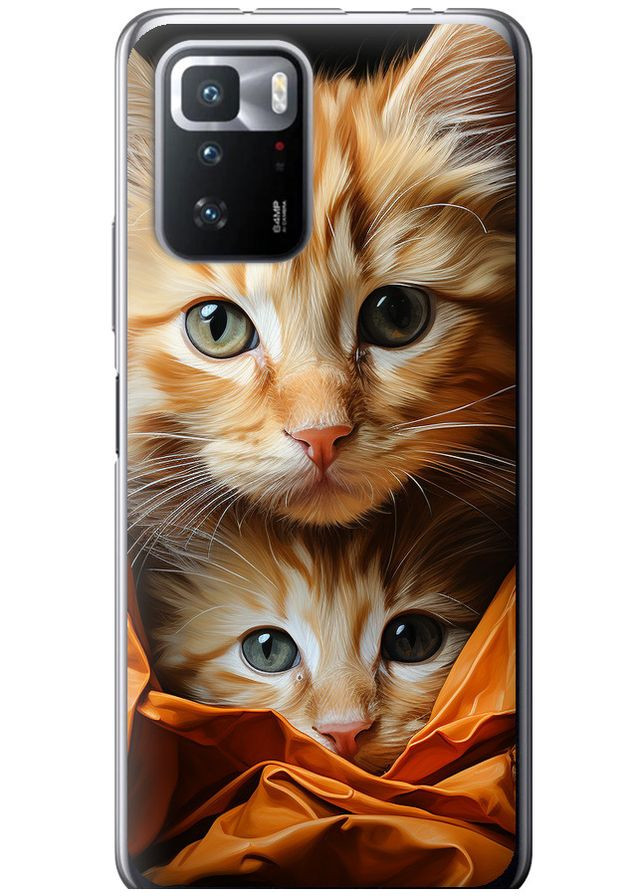 Силіконовий чохол 'Котики 2' для Endorphone Xiaomi Redmi Note 10 Pro 5G (267231417)