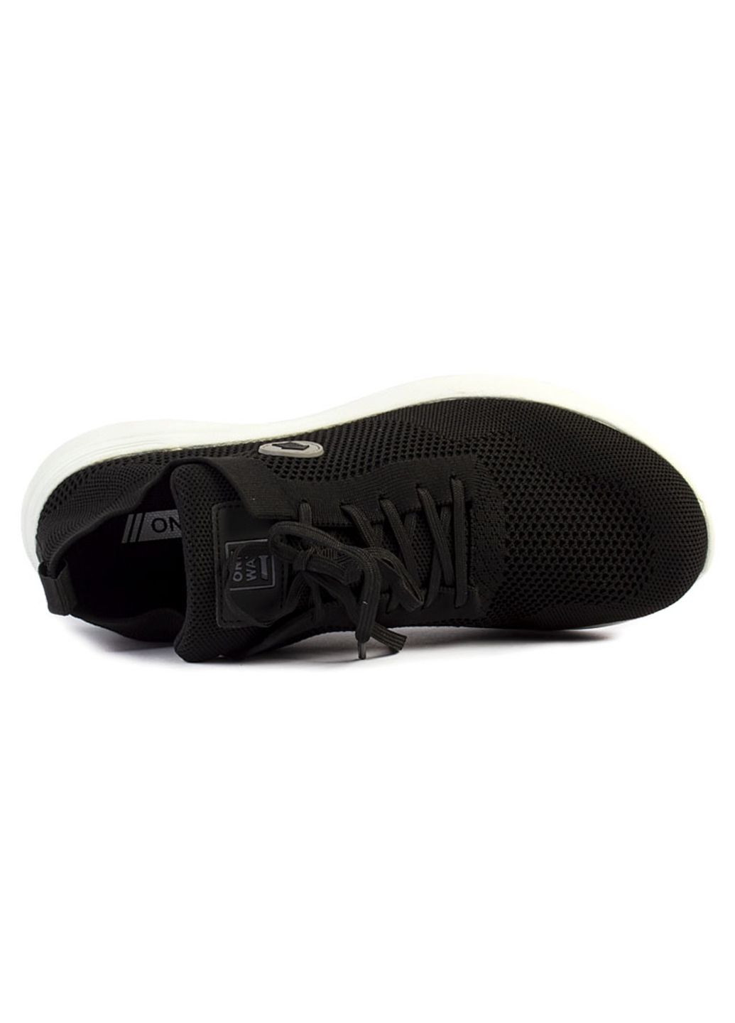 Черные кроссовки мужские бренда 9300330_(2) One Way