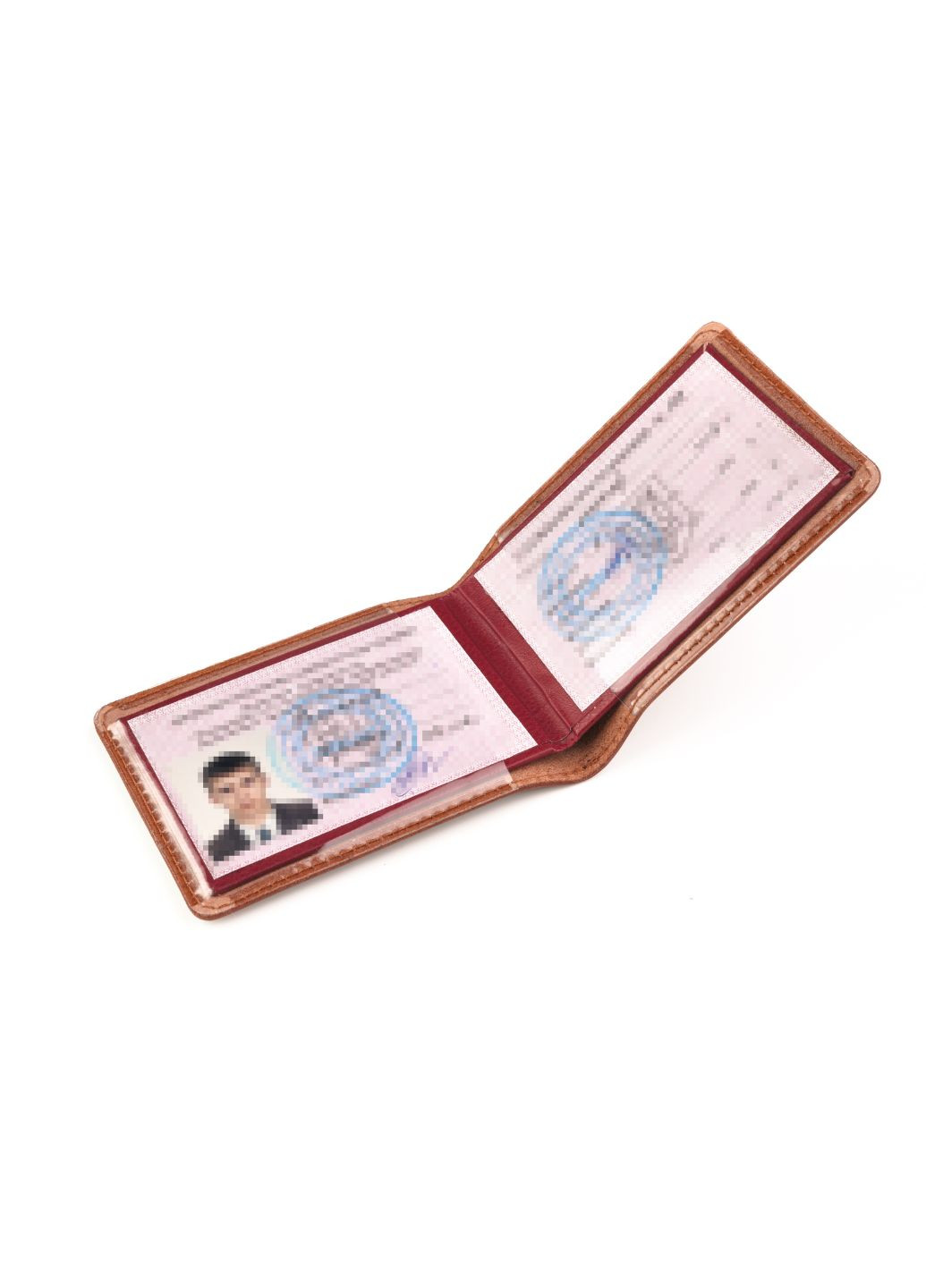 Кожаная обложка для удостоверения, гладкая кожа. LQ 202220 (278649333)