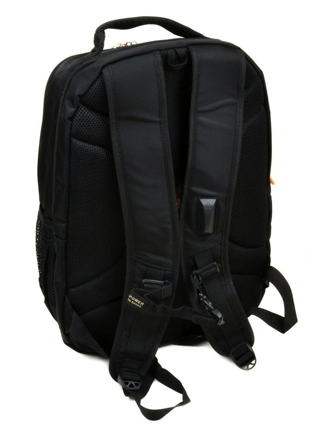 Городской черный рюкзак из полиэстера 5143 black Power In Eavas (261551264)