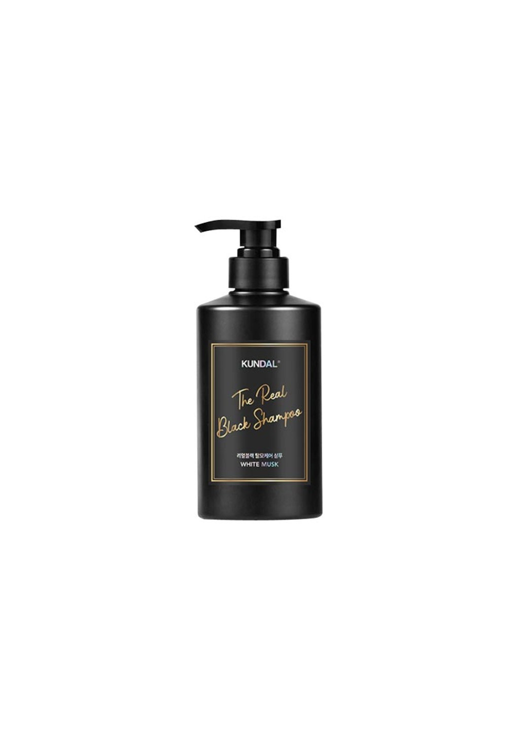 Тонуючий шампунь для брюнеток The Real Color Coating Black Shampoo White Musk 500 мл Kundal (258297640)