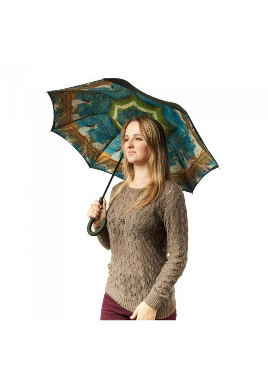 Жіноча парасолька-тростина напівавтомат The National Gallery Bloomsbury-2 L847 - The Skiff (Скіф) Fulton (262087070)