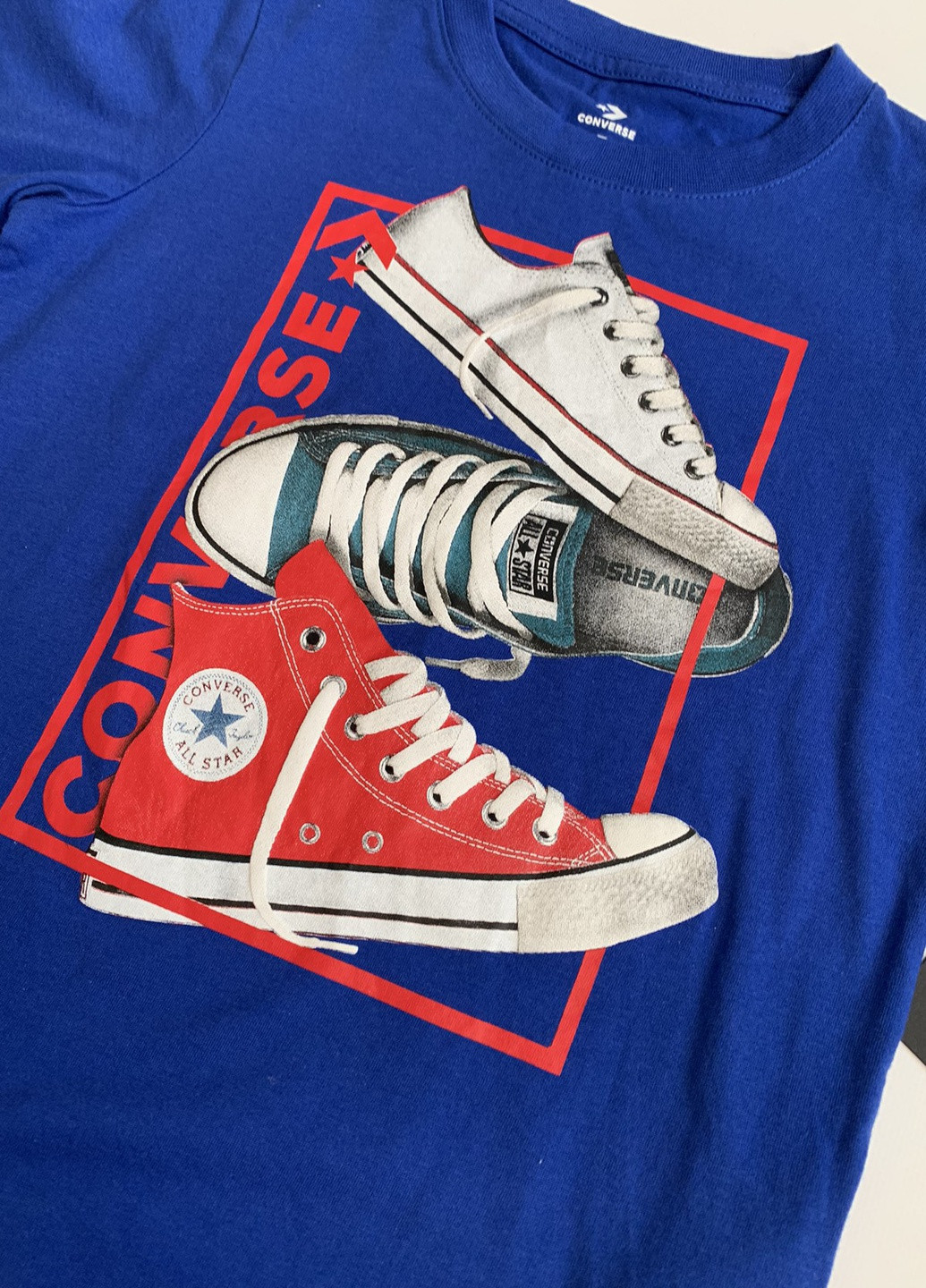 Синя футболка Converse