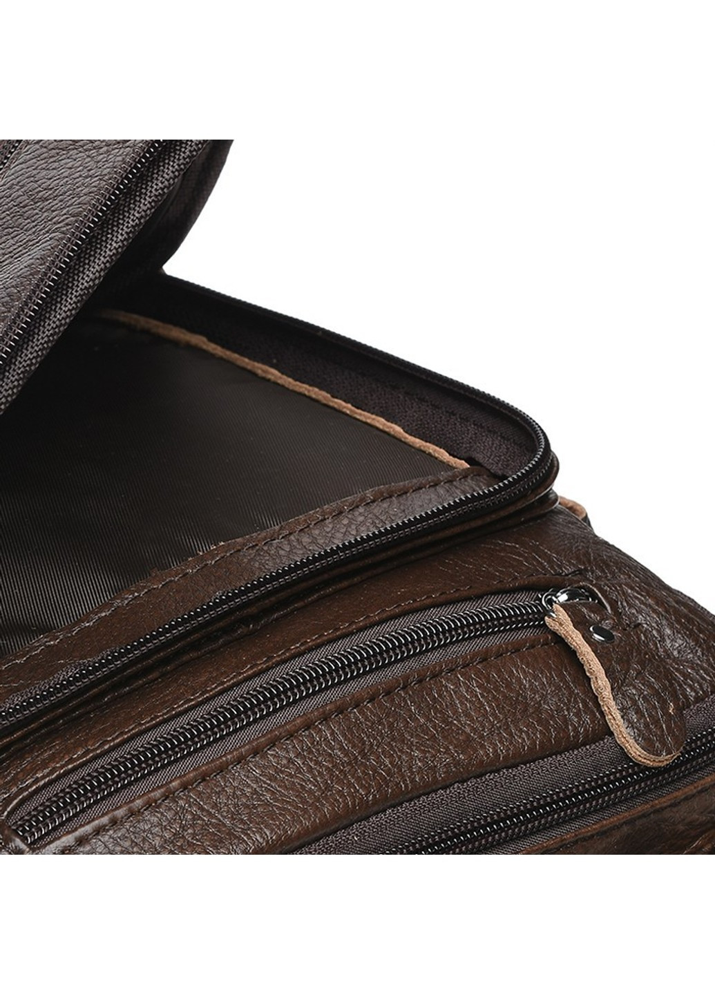 Мужская кожаная сумка на плечо K15112-brown Borsa Leather (271664990)