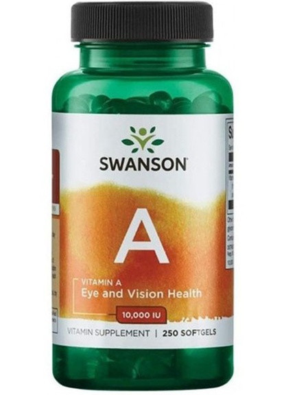 Vitamin A 10.000 250 Softgels Swanson (256724678)