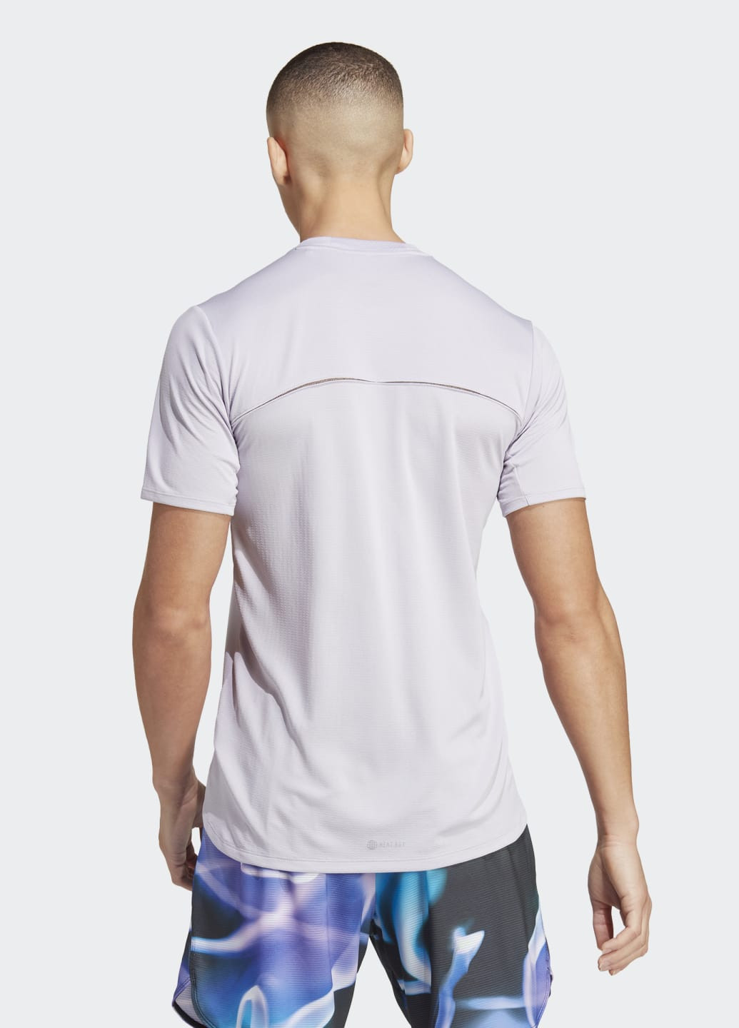 Фиолетовая тренировочная футболка designed 4 training heat.rdy hiit adidas