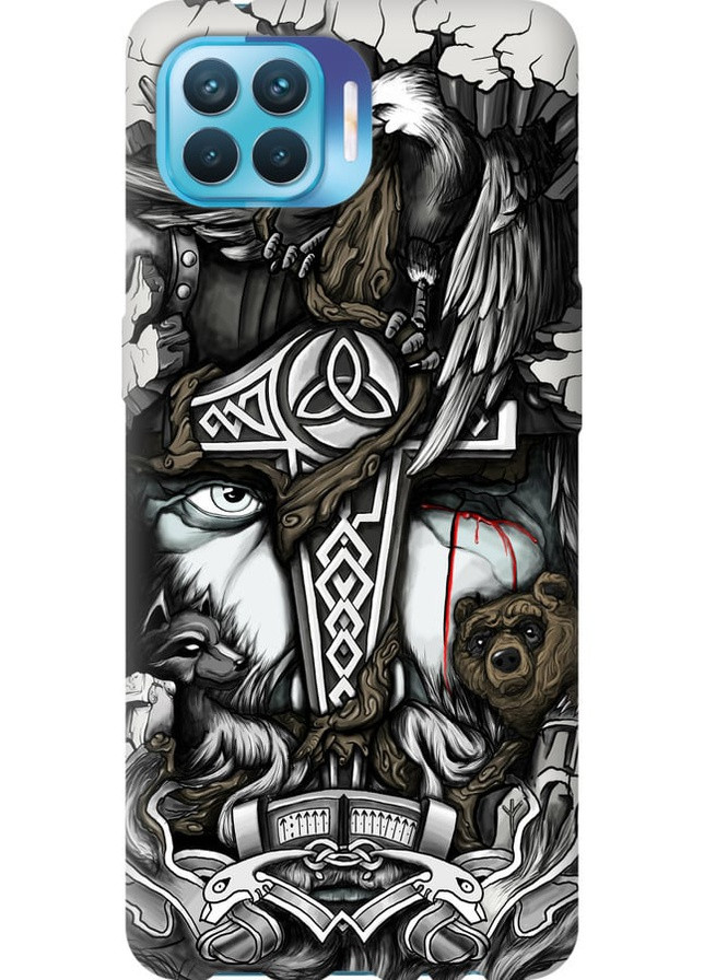 Силіконовий чохол 'Тату Вікінг' для Endorphone Oppo A93 (259403764)