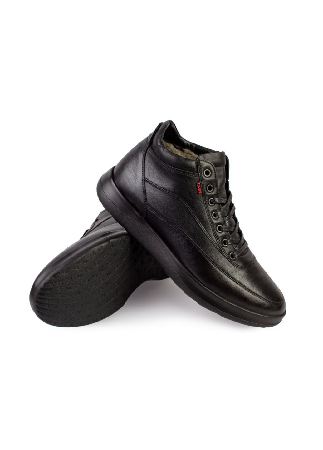 Черные зимние ботинки мужские бренда 9501032_(1) Ikos