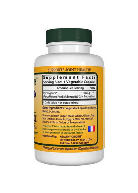 Pycnogenol 100 mg 60 Caps Healthy Origins (259967051)