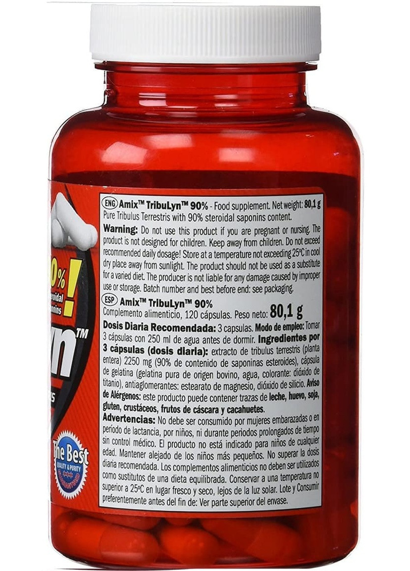 TribuLyn 90% 750 mg 90 Caps Amix Nutrition (257495246)