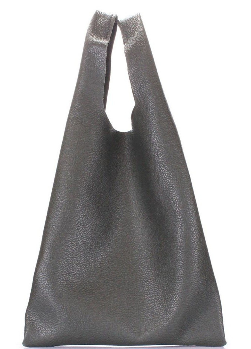 Женская кожаная сумка leather-tote-khaki PoolParty (262976281)