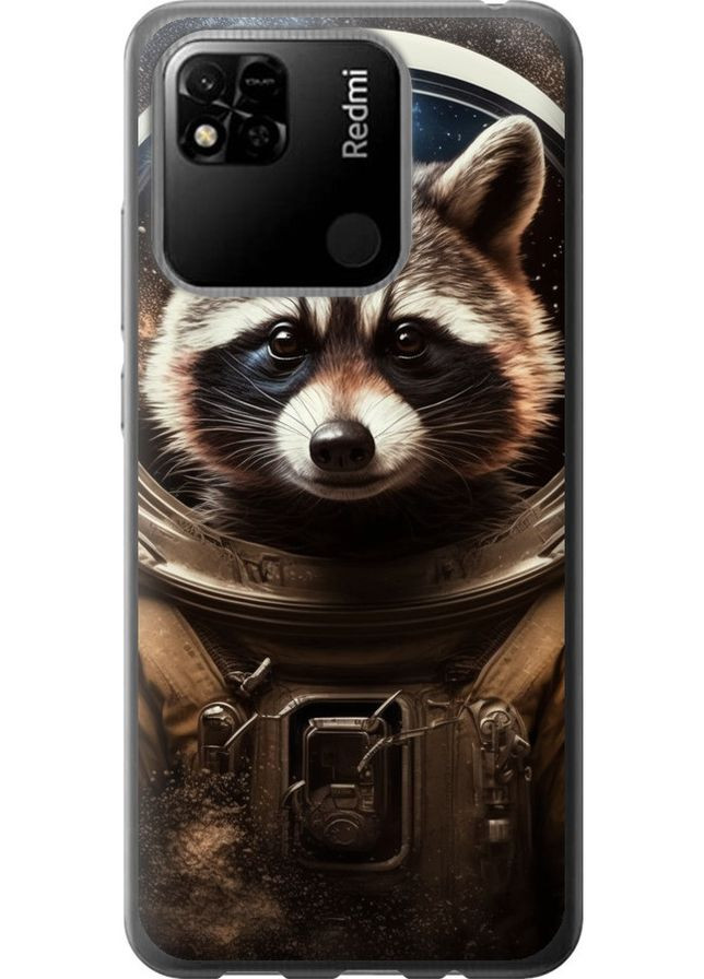 Силіконовий чохол 'Єнот-австронавт' для Endorphone Xiaomi Redmi 10A (276317772)