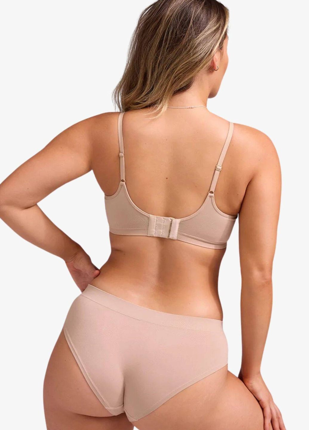 Бежевый бюстгальтер классический 10 form 360 fit wireless Thirdlove