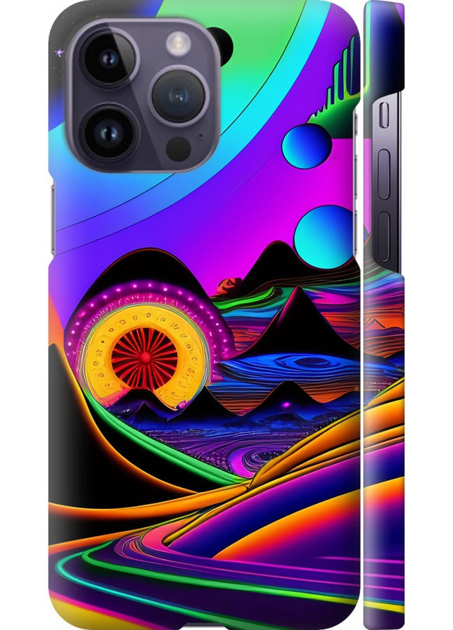 3D пластиковый матовый чехол 'Абстракция v3' для Endorphone Apple iPhone 14 Pro Max (258213997)