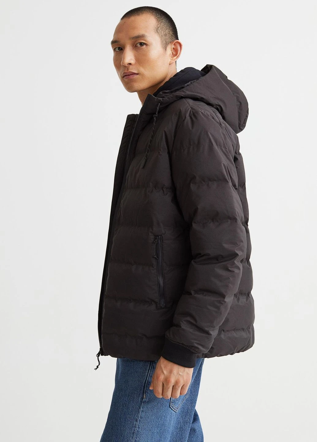 Черная куртка демисезон,черний, H&M