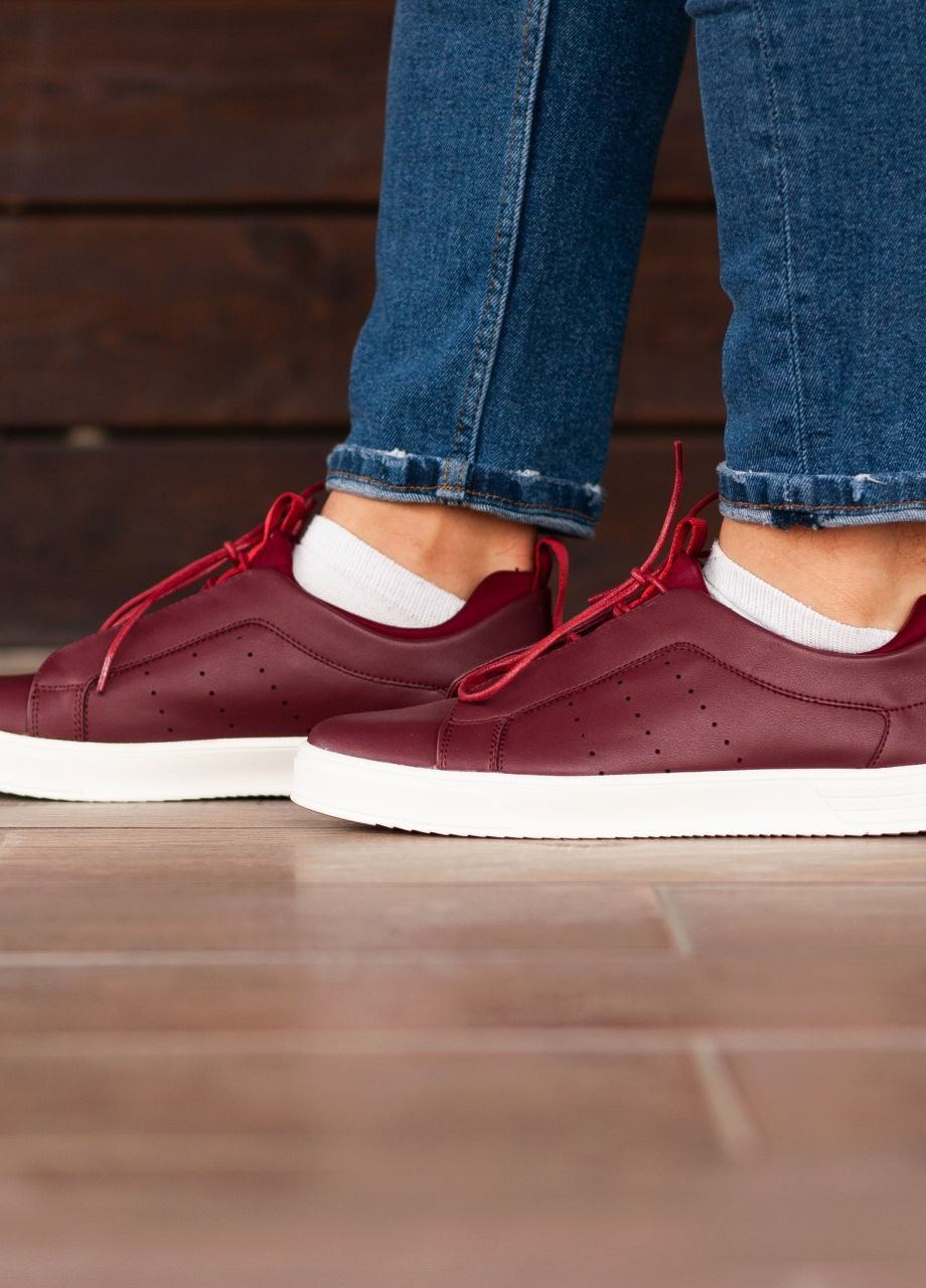 Бордові Осінні кросівки south greer maroon Vakko