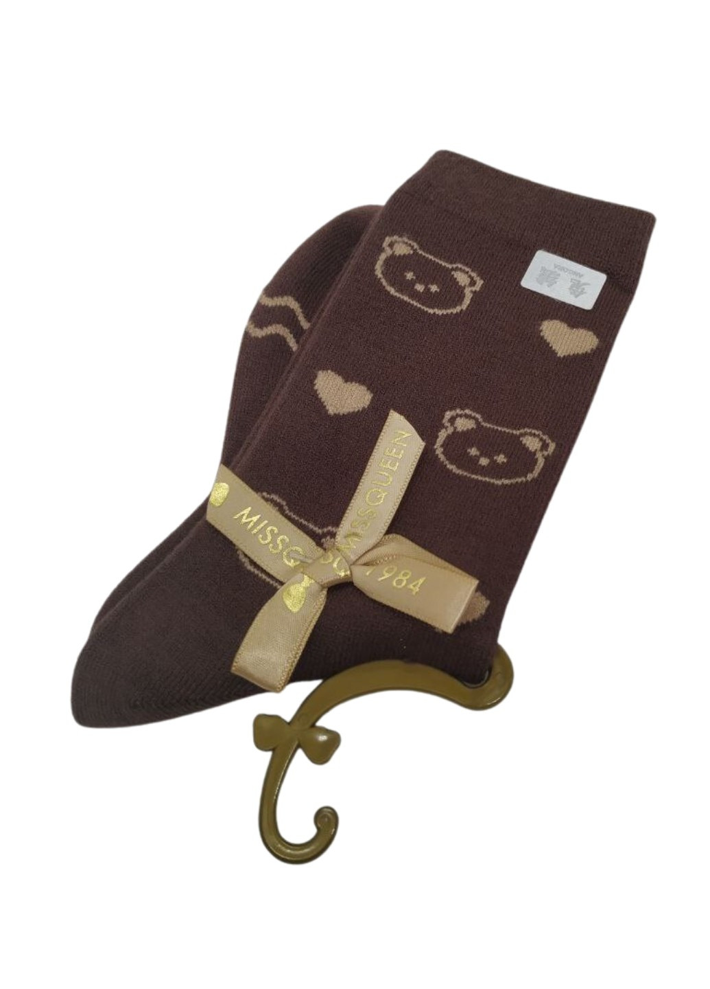 Шкарпетки теплі жіночі з ангорою Ведмежатко No Brand (263346189)