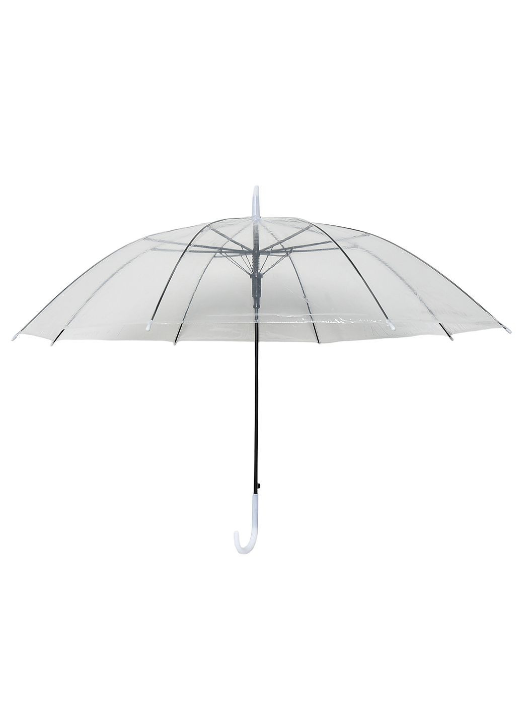 Зонт детский полуавтомат трость белого цвета Let's Shop (275928662)