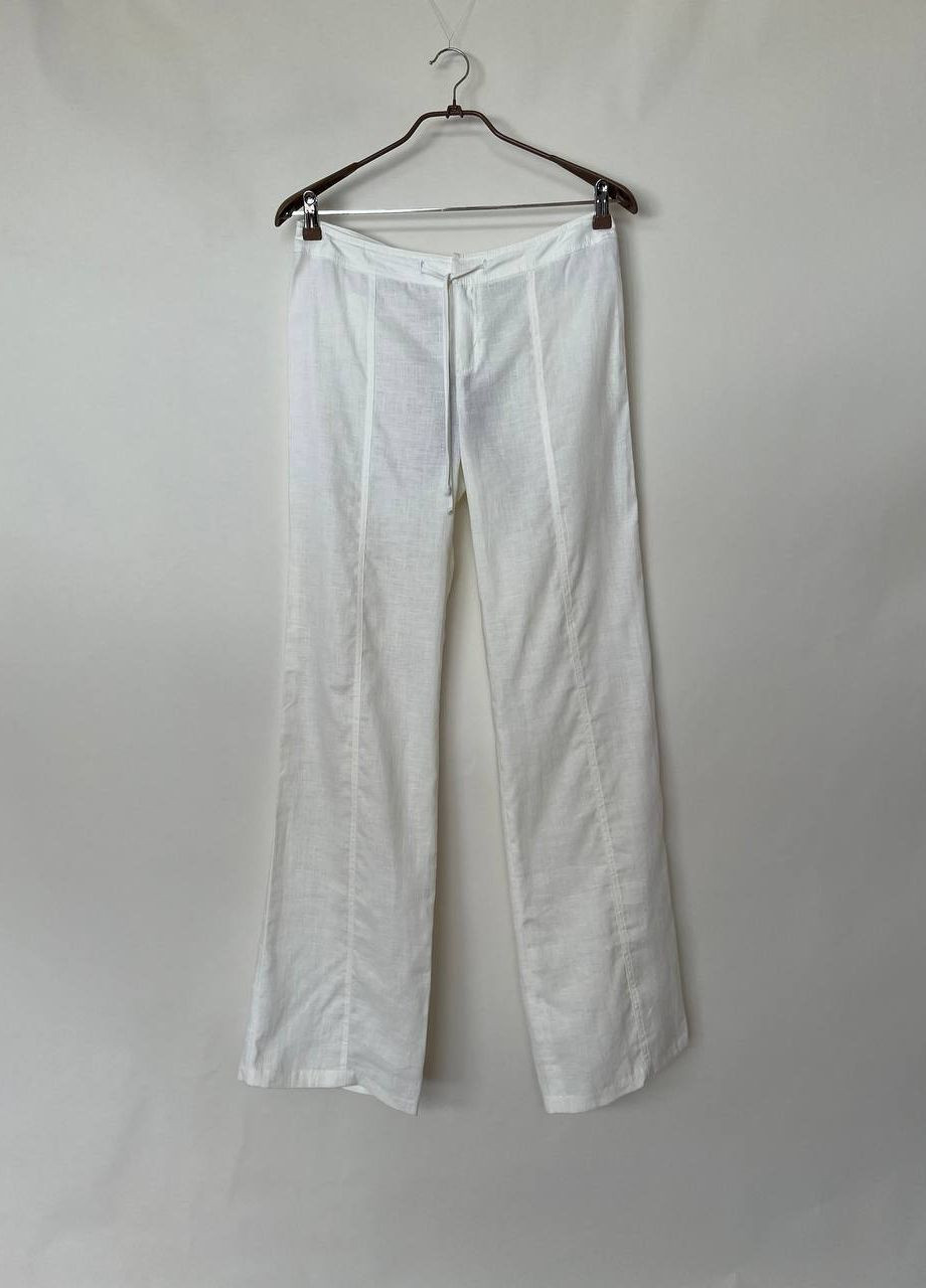 Белые кэжуал летние брюки Strenesse