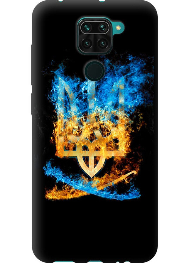 TPU черный чехол 'Герб' для Endorphone Xiaomi Redmi Note 9 (258088048)