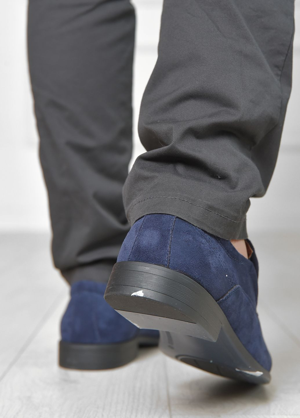 Туфлі чоловічі темно-синього кольору Let's Shop (265911018)