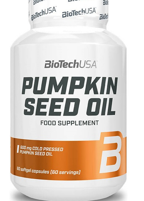 Pumpkin seed oil 60 Softgel Capsules Biotechusa (257342733)