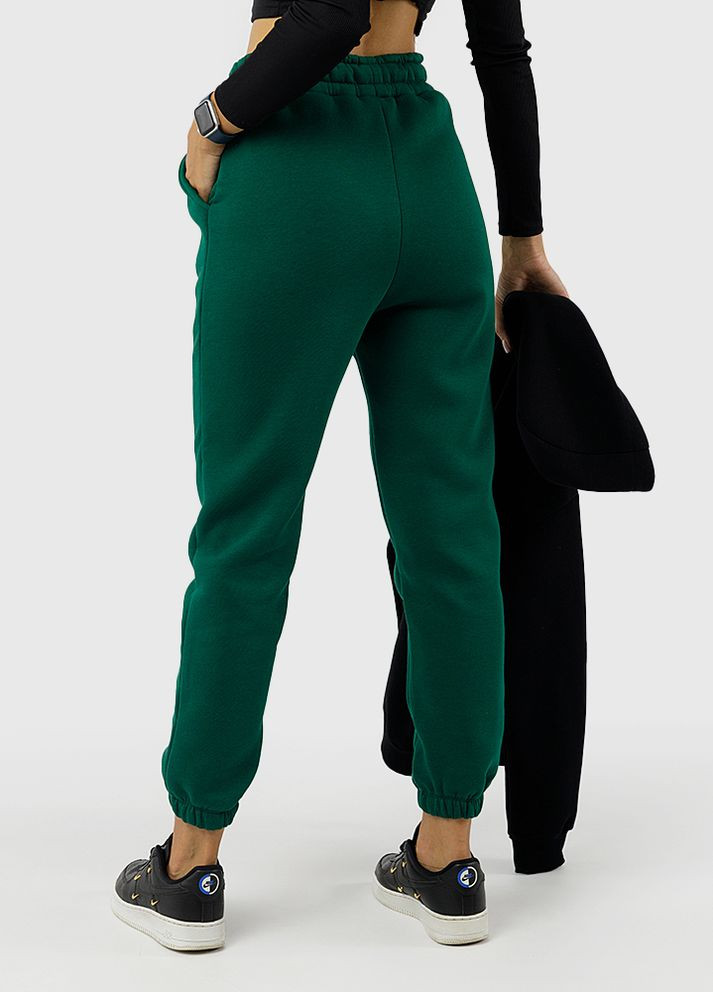 Жіночі спортивні штани колір зелений ЦБ-00223869 Yuki (261845113)