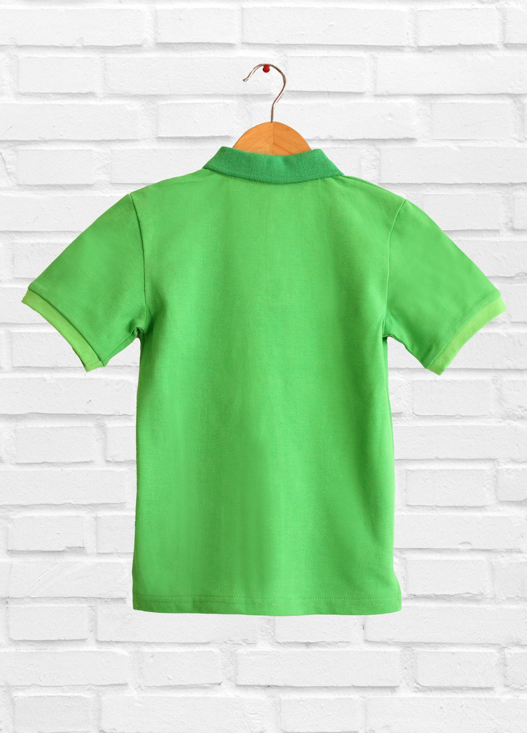 Зеленая летняя футболка для детей, зелёная, хлопковая дм471/1-43 зелений . Malta