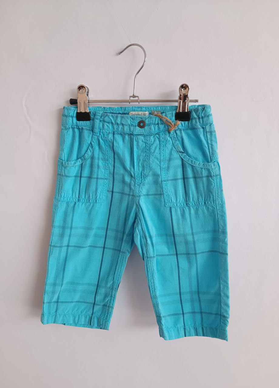 Голубые джинсовые демисезонные брюки прямые Timberland
