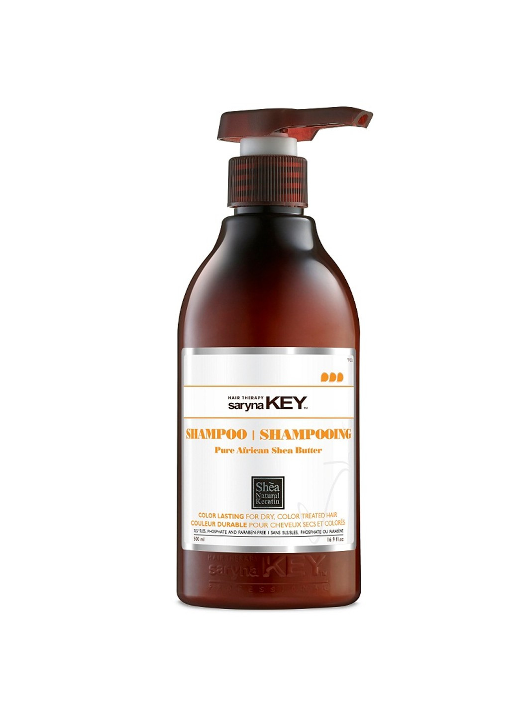 Восстанавливающий шампунь для окрашенных волос Color Lasting Pure African Shea Shampoo 500 мл Saryna Key (276777688)