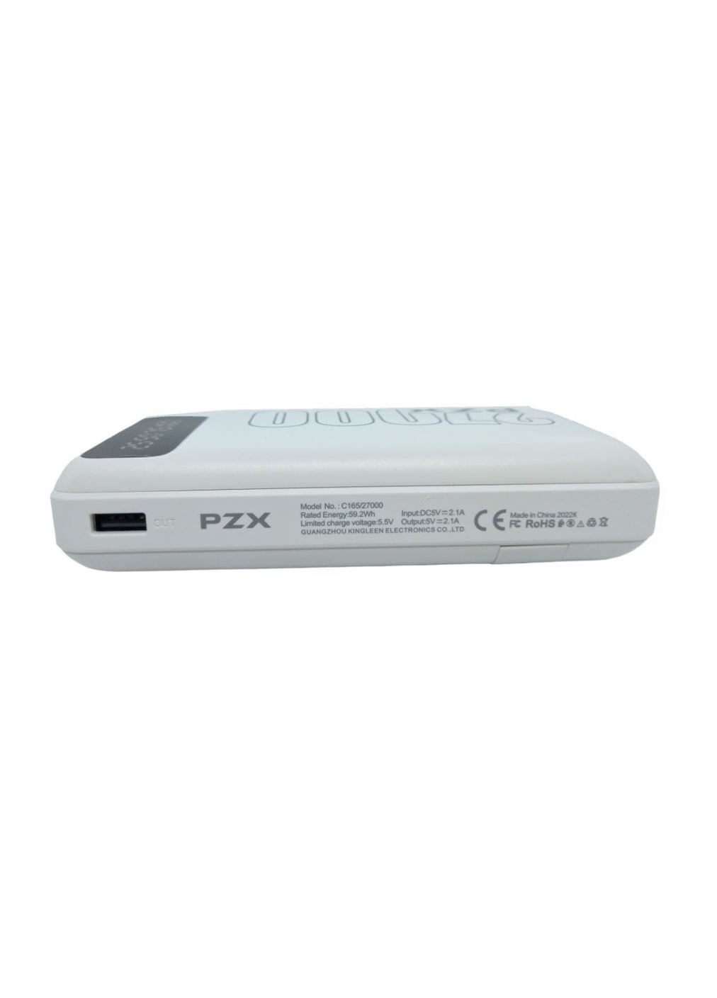 Power Bank 27000 mAh 2,1А PZX C165 зовнішній акумулятор павербанк No Brand (269463376)