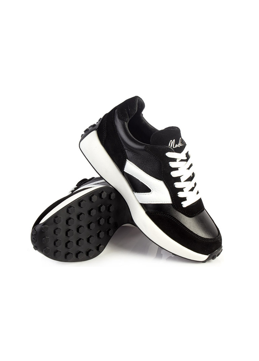 Черные демисезонные кроссовки женские бренда 8401325_(1) ModaMilano