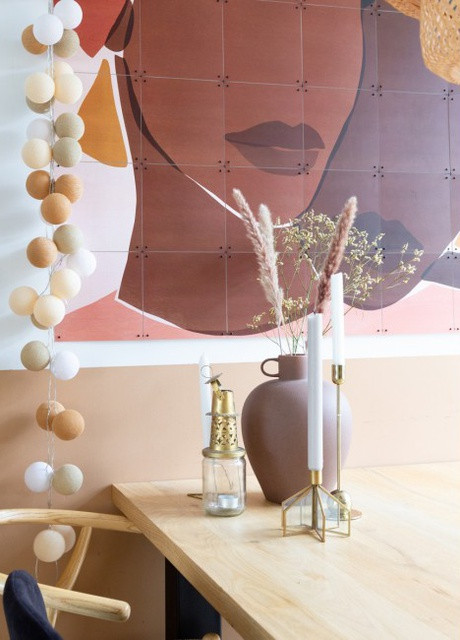 Тайская ниточная гирлянда CBL Creamy 35 шариков от USB, 4м Cotton Ball Lights (257960480)