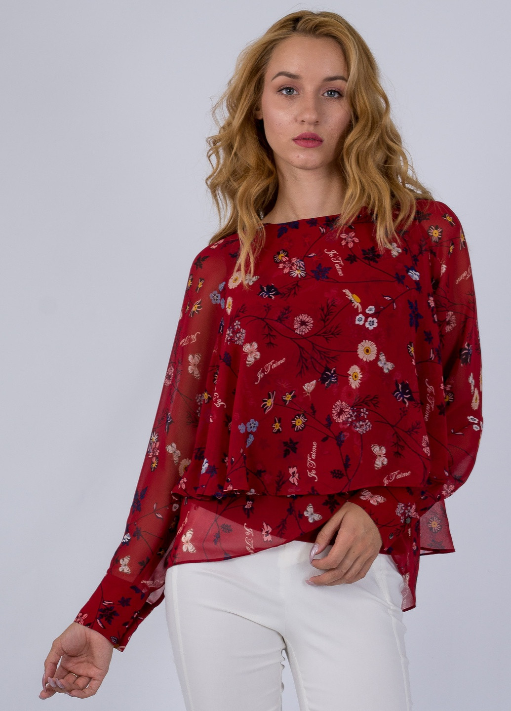 Красная блуза Only