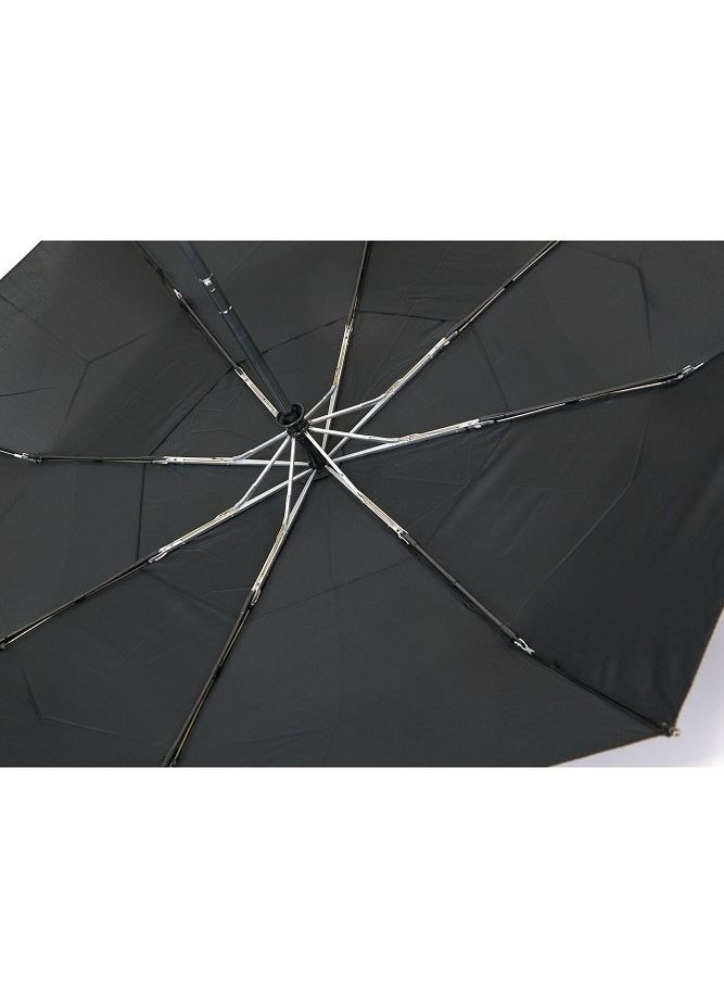 Чорна парасоля автомат чоловіча №3202, великий купол з вітровим клапаном, на 8 спиць, пряма ручка, чорний Parachase велика система антивітер (262006882)