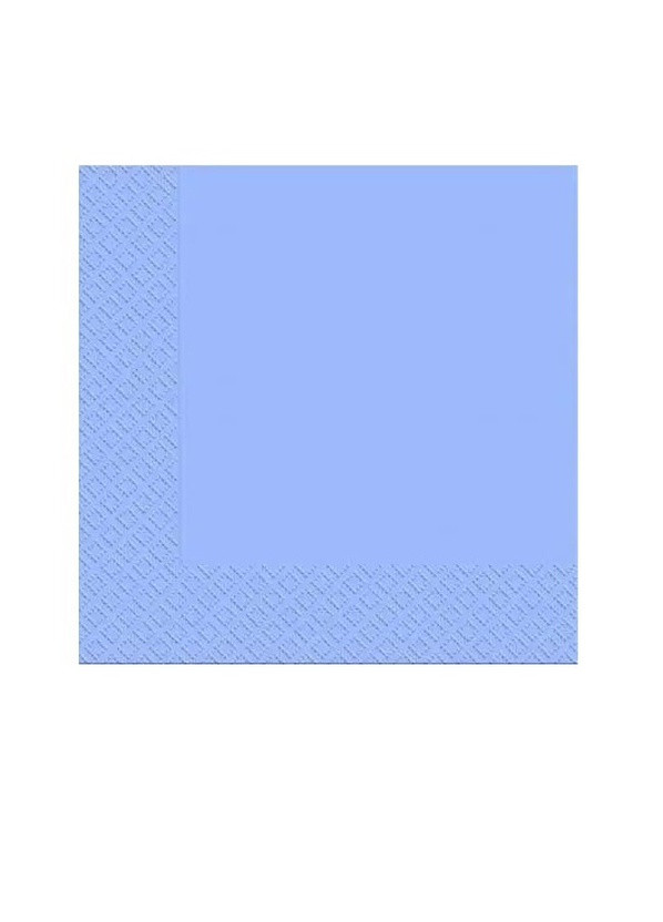 Cалфетки бумажные трехслойные Голубые 18 шт Марго (258689581)