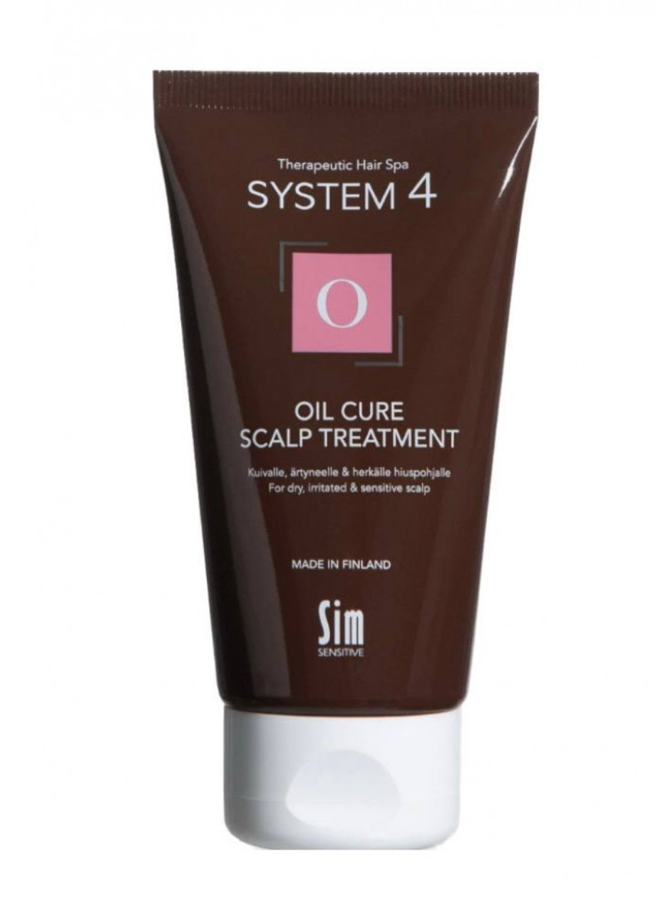 Пілінгова маска для шкіри голови System 4 Oil Cure Scalp treatment O 75 ml Sim Sensitive (267577895)