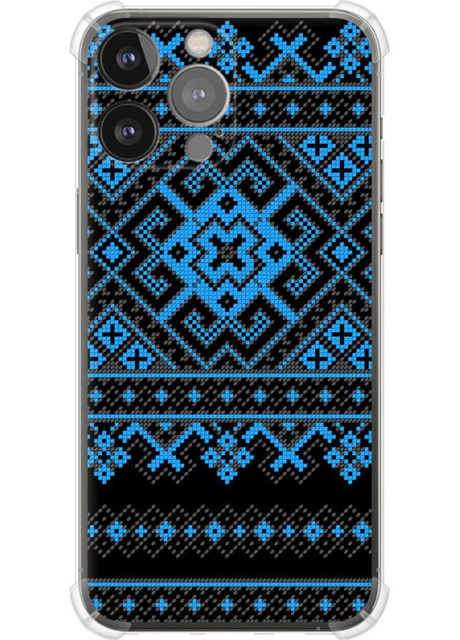Силикон с усиленными углами чехол 'Вышиванка 44' для Endorphone Apple iPhone 13 Pro Max (269344975)