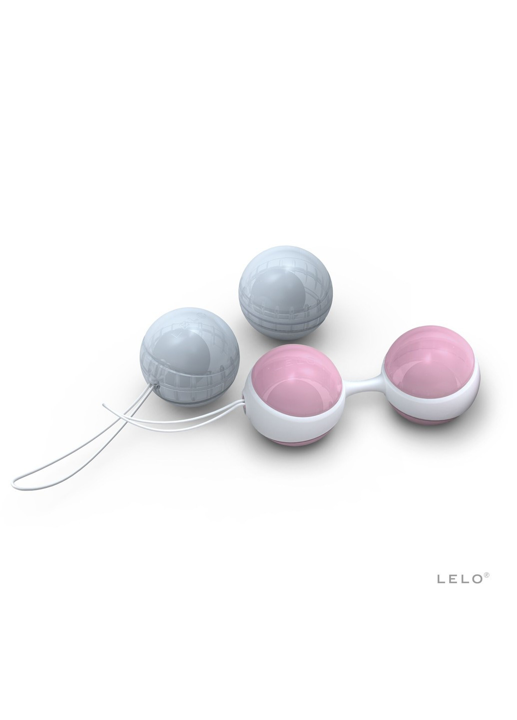 Набор вагинальных шариков Beads Mini, диаметр 2,9 см, изменяемая нагрузка, 2х28 и 2х37 г Lelo (269138238)