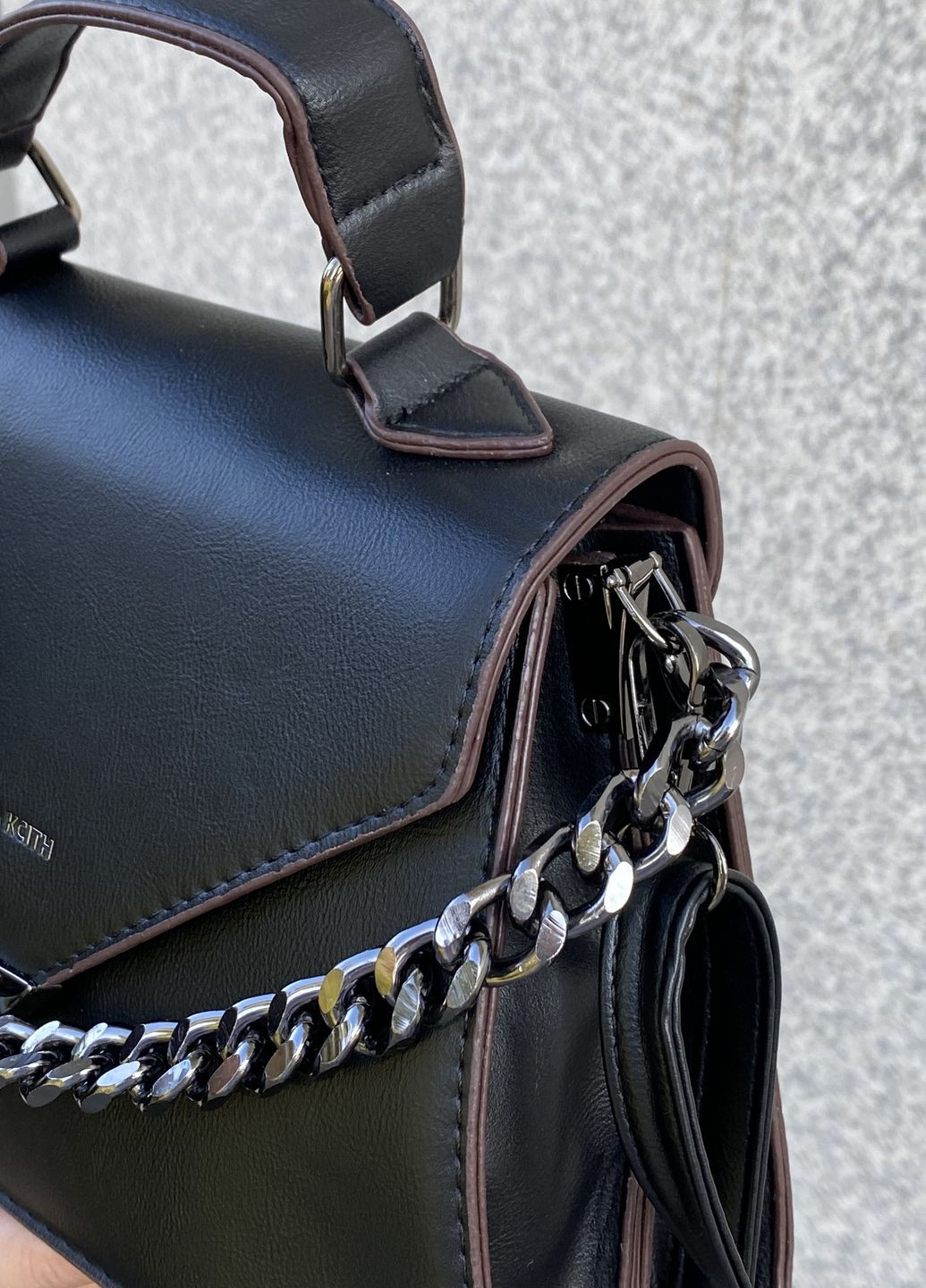 Жіноча сумка крос-боді чорна No Brand (270829159)