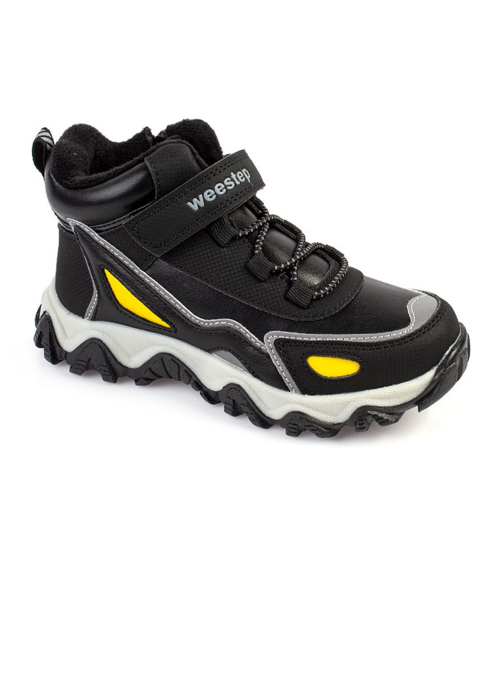 Черные повседневные осенние ботинки детские для мальчиков бренда 5100006_(1) Weestep