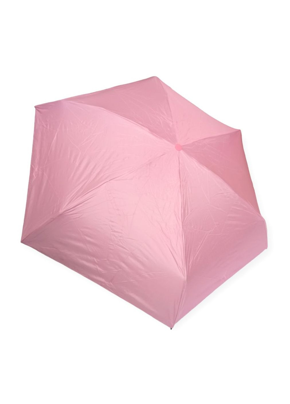 Парасолька у капсулі футлярі розкладна 90 х 90 х 50 см жіноча рожева кишенькова міні парасолька No Brand (270016428)
