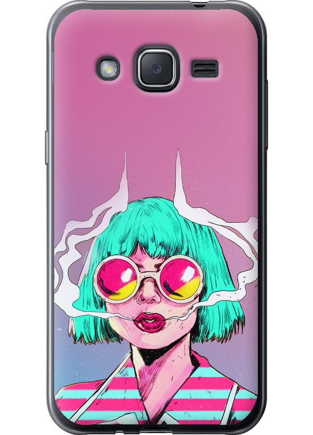 Силіконовий чохол 'Поп арт дівчина' для Endorphone Samsung Galaxy J2 J200H (276191952)