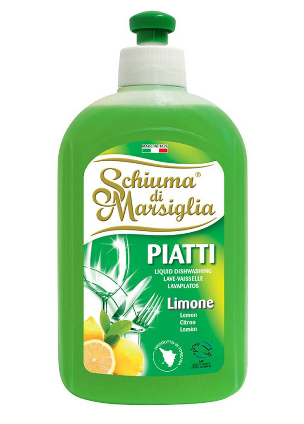 Средство для мытья посуды Лимон, 500 мл Schiuma Di Marsiglia (272790589)