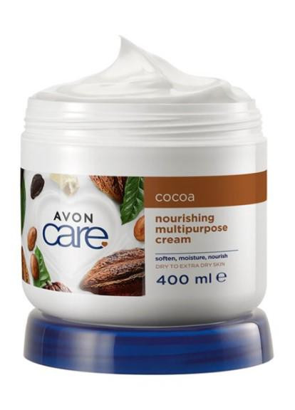 Питательный мультифункциональный крем для лица, рук и тела с маслом какао, 400 мл Avon (267810656)